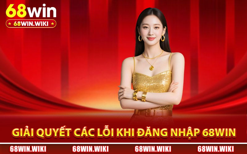 Giải quyết các lỗi hay gặp khi đăng nhập 68Win